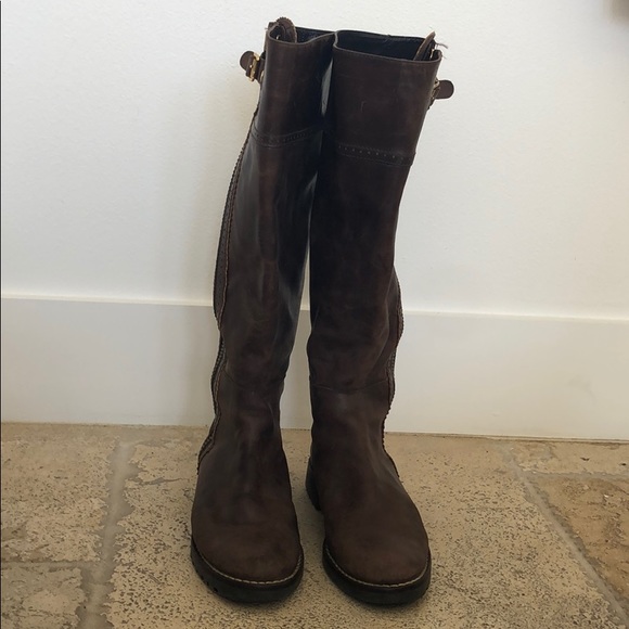 Women’s leather Michael Kors boots - Picture 1 of 5